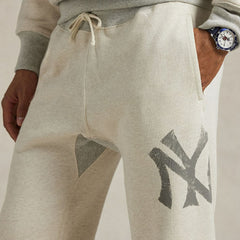 Yankees Polo Ralph Lauren Vintage Fleece Sweatpants On Sale