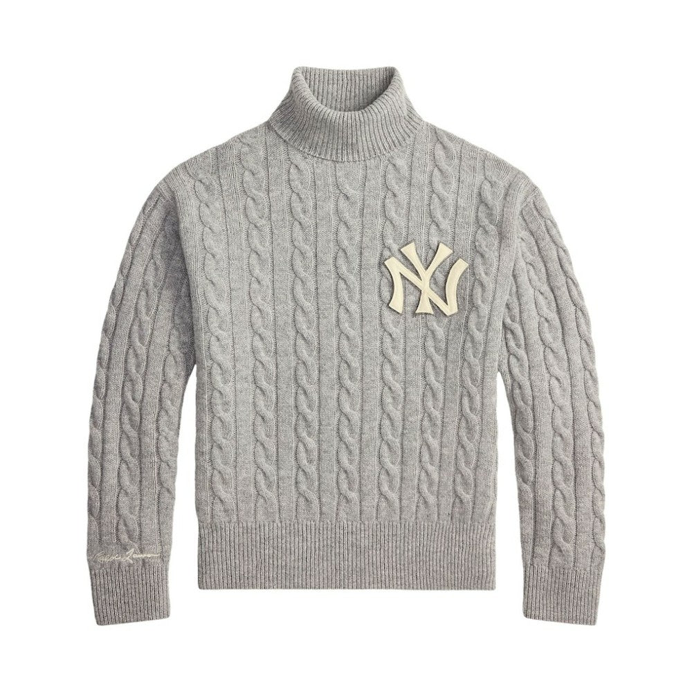 New York Yankees Polo Ralph Lauren Wool Turtleneck Sweater On Sale