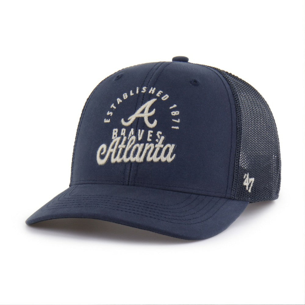 Atlanta Braves '47 Pitstop Trucker Adjustable Hat discount