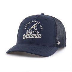 Atlanta Braves '47 Pitstop Trucker Adjustable Hat discount