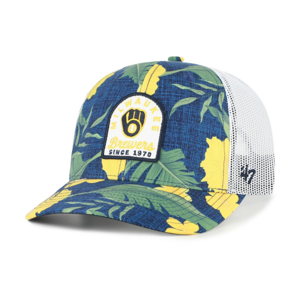 Milwaukee Brewers '47 Beachside Adjustable Trucker Hat Sale