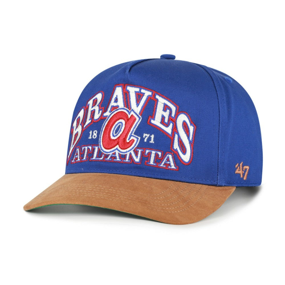 Atlanta Braves '47 Cooperstown Break Wood Suede Hitch Adjustable Hat Online