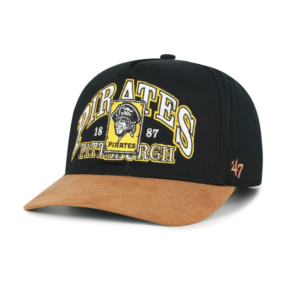 Pittsburgh Pirates '47 Cooperstown Break Wood Suede Hitch Adjustable Hat On Sale