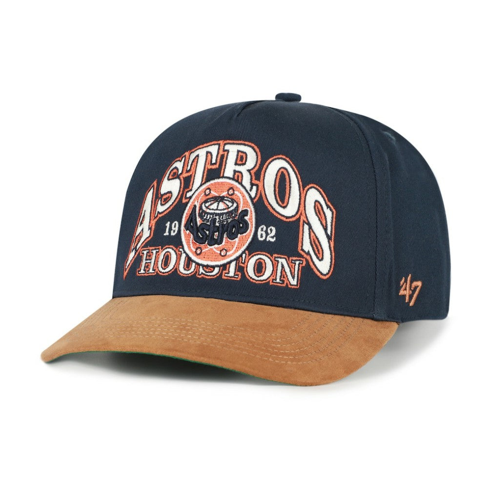 Houston Astros '47 Cooperstown Break Wood Suede Hitch Adjustable Hat for sale