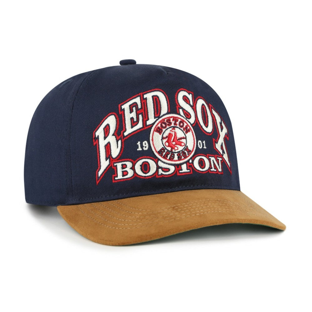 Boston Red Sox '47 Cooperstown Break Wood Suede Hitch Adjustable Hat On Sale