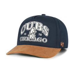 Chicago Cubs '47 Cooperstown Break Wood Suede Hitch Adjustable Hat for sale