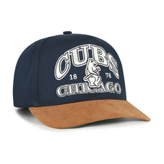 Chicago Cubs '47 Cooperstown Break Wood Suede Hitch Adjustable Hat for sale