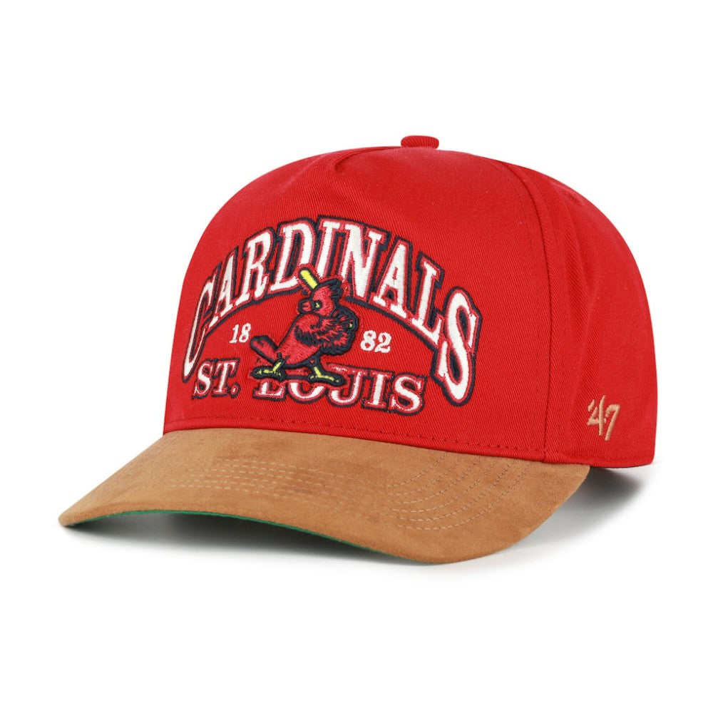 St. Louis Cardinals '47 Cooperstown Break Wood Suede Hitch Adjustable Hat On Sale