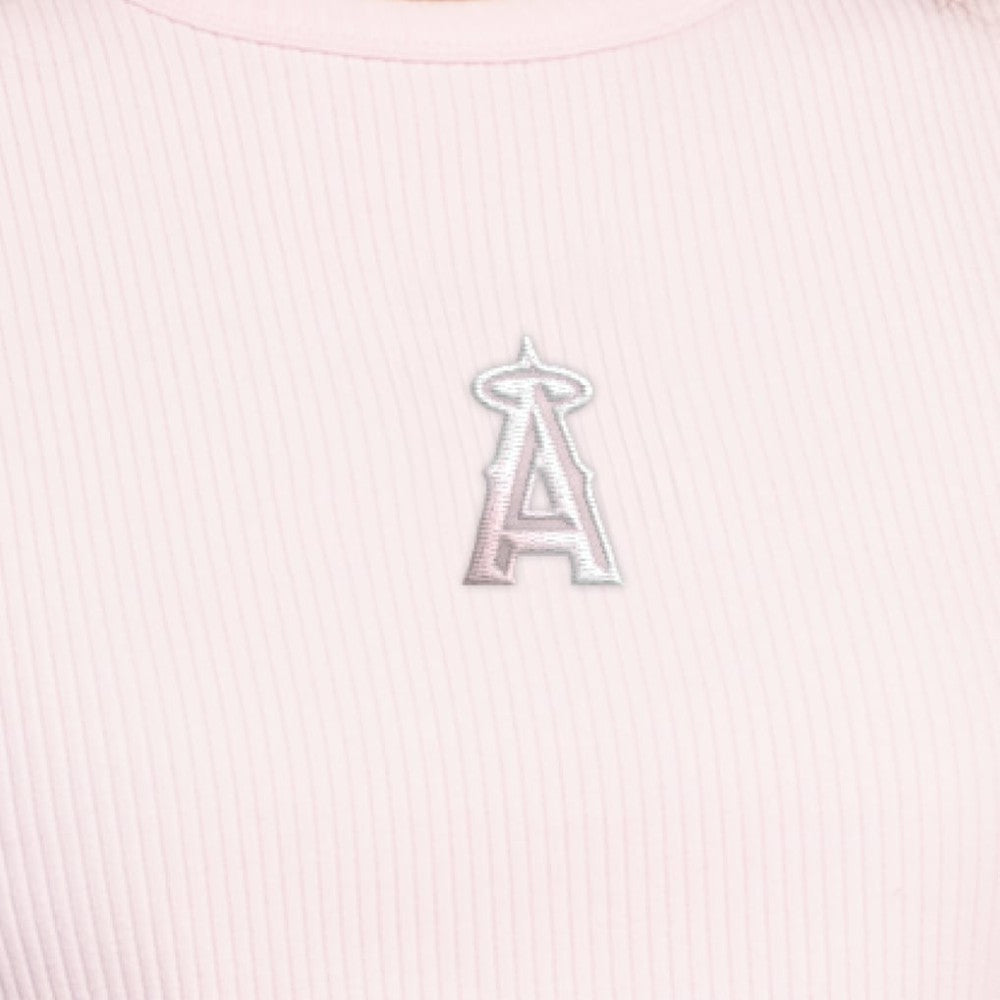 Los Angeles Angels Starter Women's Pastels Ribbed Tank Top Lifestyle