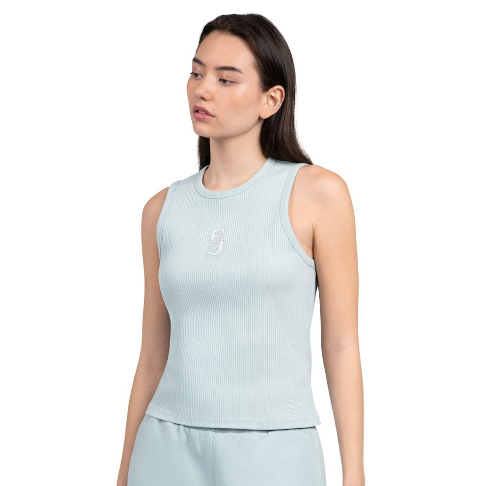 Seattle Mariners Starter Women's Pastels Ribbed Tank Top for sale