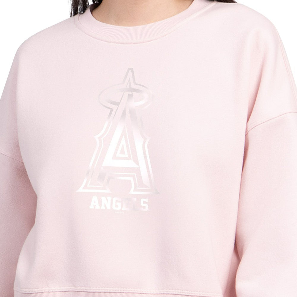 Los Angeles Angels Starter Women's Pastels Boxy Fleece Sweatshirt Lifestyle