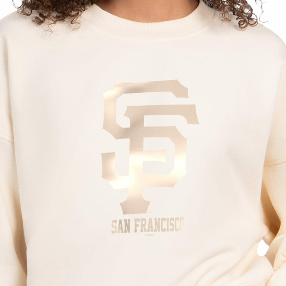 San Francisco Giants Starter Women's Pastels Boxy Fleece Sweatshirt Sale