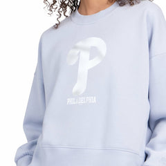 Philadelphia Phillies Starter Women's Pastels Boxy Fleece Sweatshirt Lifestyle