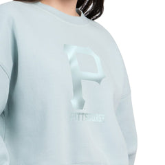 Pittsburgh Pirates Starter Women's Pastels Boxy Fleece Sweatshirt Online