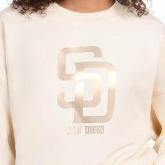 San Diego Padres Starter Women's Pastels Boxy Fleece Sweatshirt Online