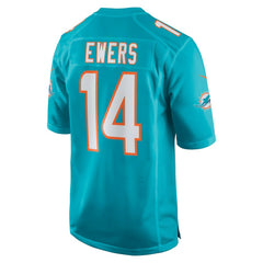 Quinn Ewers Miami Dolphins Team Game Jersey Aqua - Nike