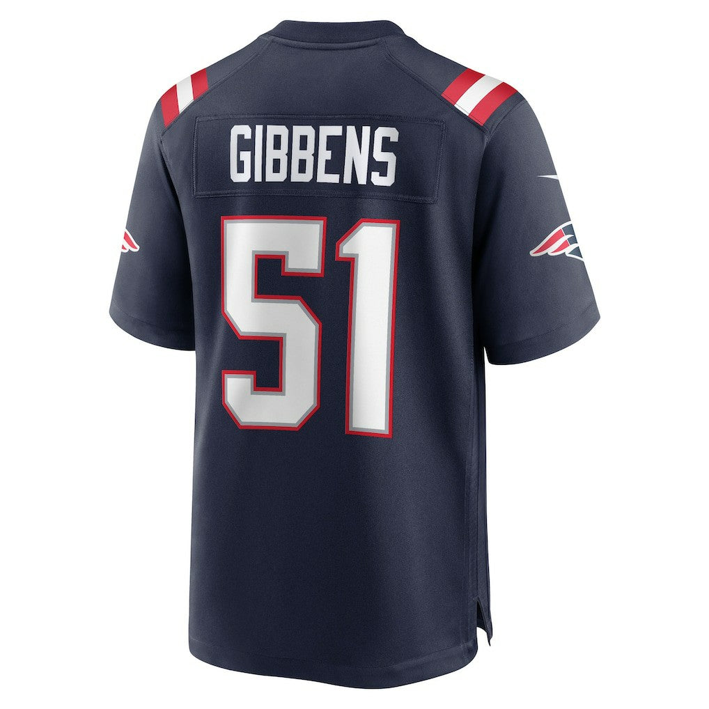Jack Gibbens New England Patriots Team Game Jersey Navy - Nike