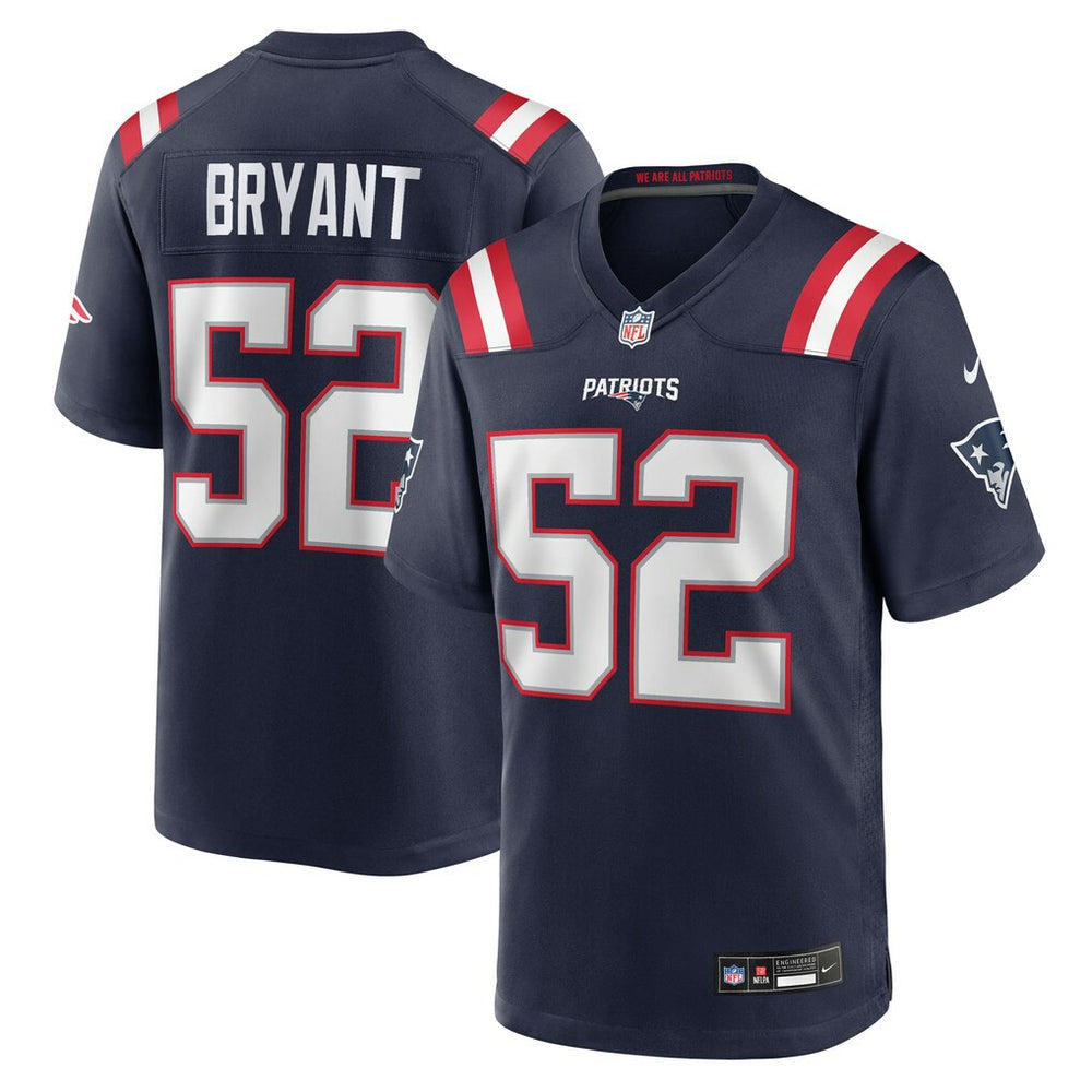 Marcus Bryant New England Patriots Team Game Jersey Navy - Nike