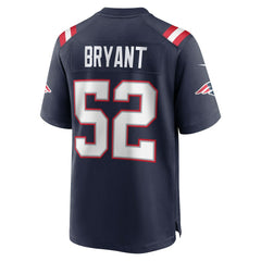 Marcus Bryant New England Patriots Team Game Jersey Navy - Nike