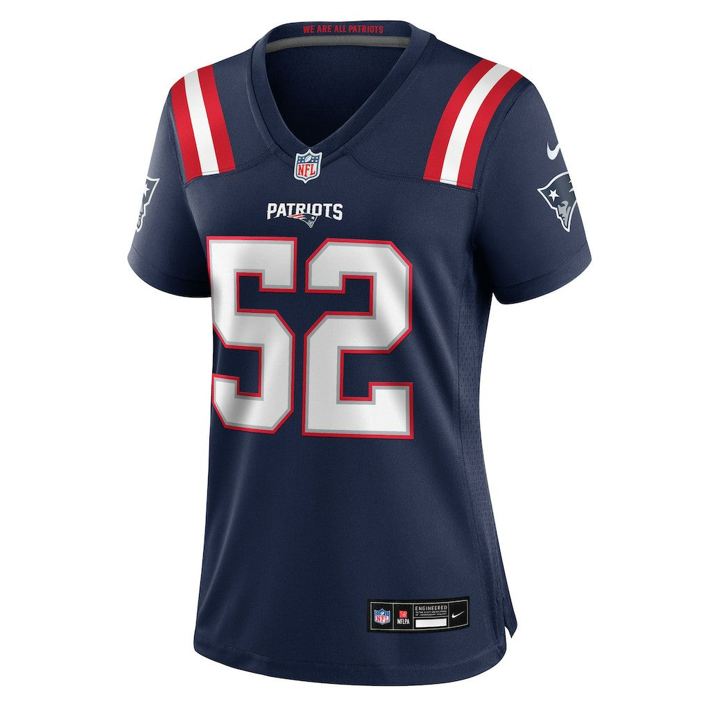 Marcus Bryant New England Patriots Women's Team Game Jersey Navy - Nike