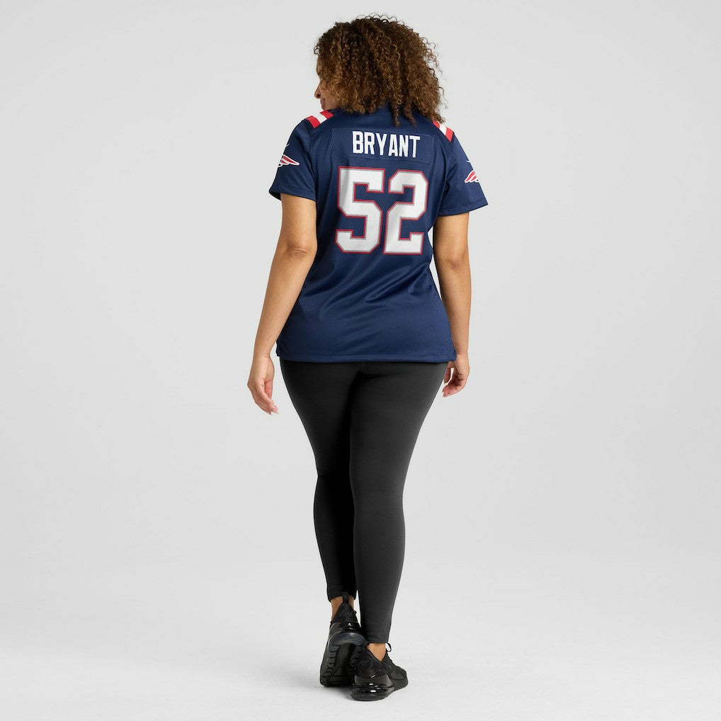 Marcus Bryant New England Patriots Women's Team Game Jersey Navy - Nike