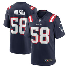 Jared Wilson New England Patriots Team Game Jersey Navy - Nike