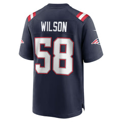 Jared Wilson New England Patriots Team Game Jersey Navy - Nike