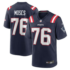 Morgan Moses New England Patriots Team Game Jersey Navy - Nike