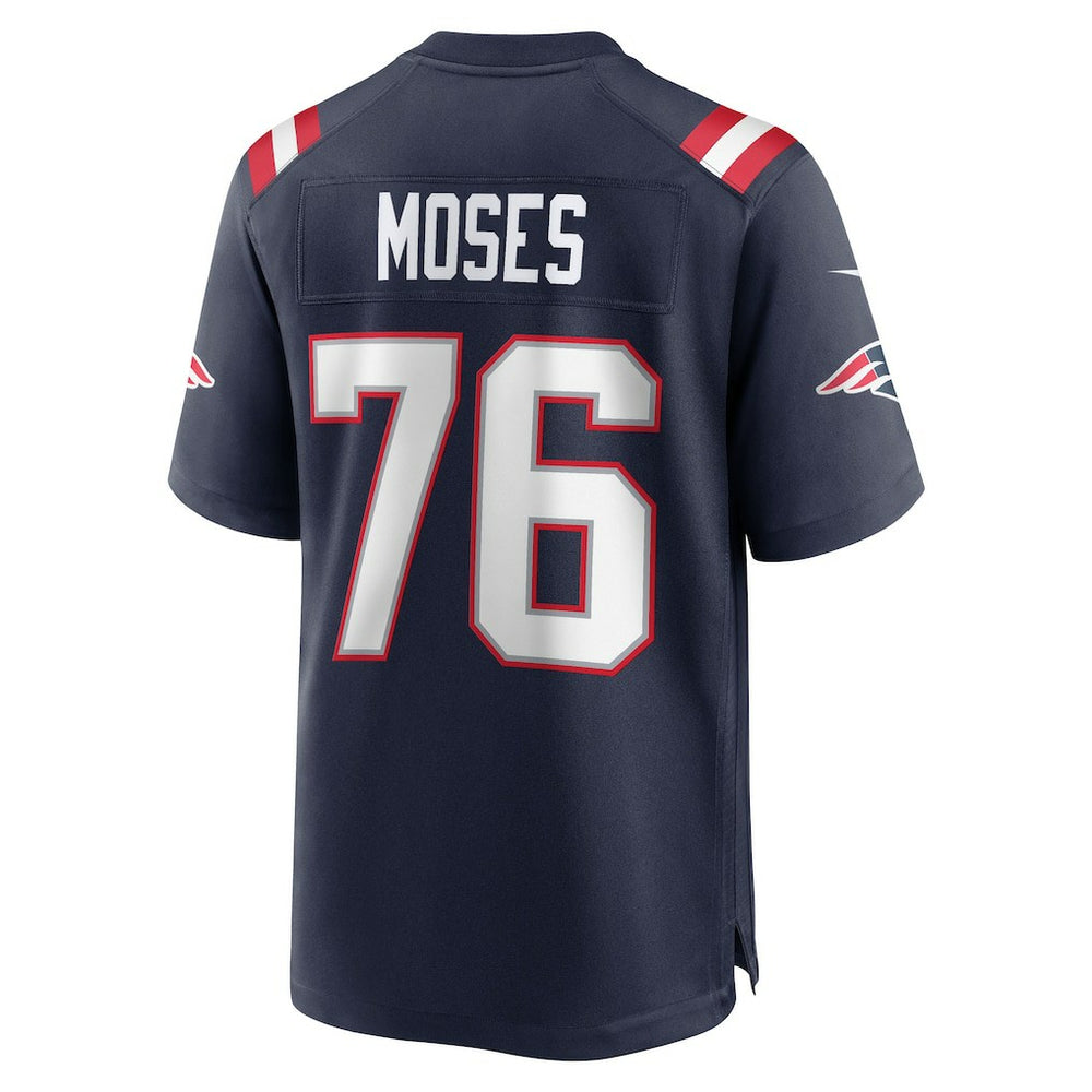 Morgan Moses New England Patriots Team Game Jersey Navy - Nike