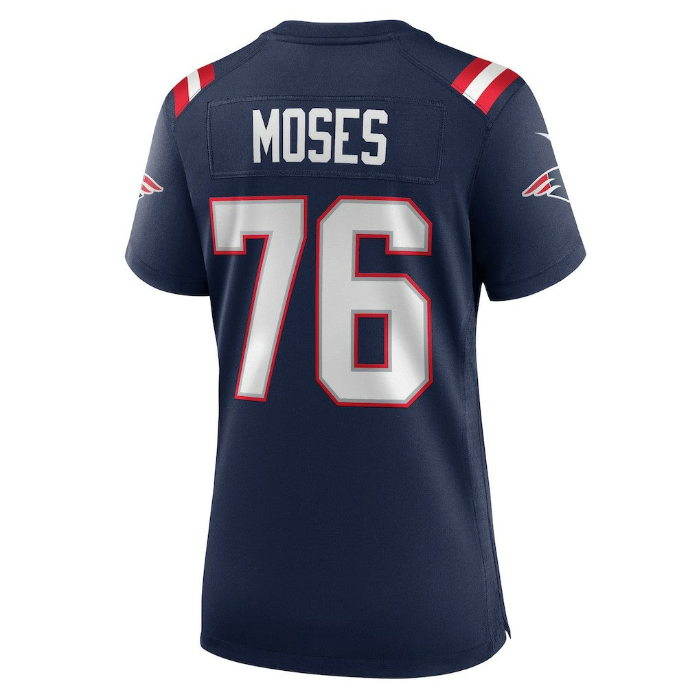 Morgan Moses New England Patriots Women's Team Game Jersey Navy - Nike