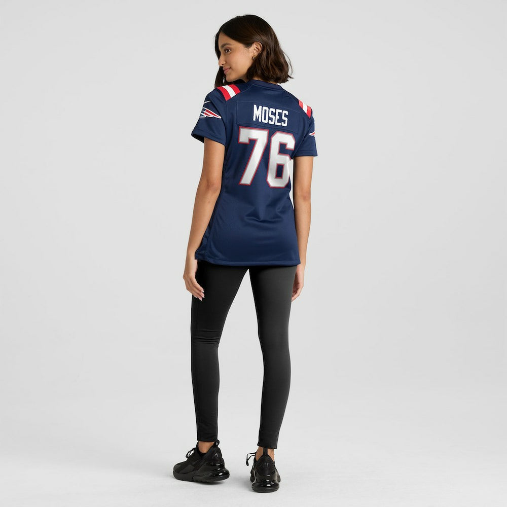 Morgan Moses New England Patriots Women's Team Game Jersey Navy - Nike