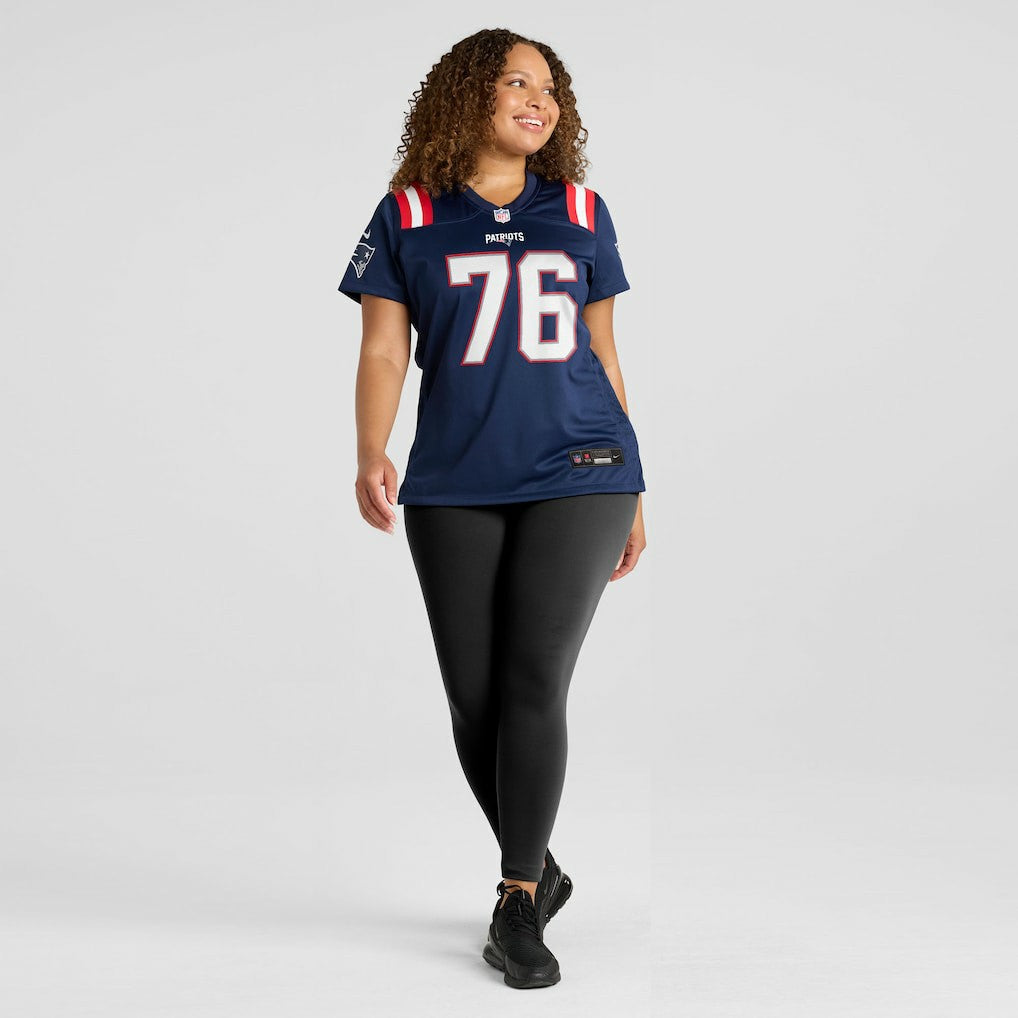 Morgan Moses New England Patriots Women's Team Game Jersey Navy - Nike