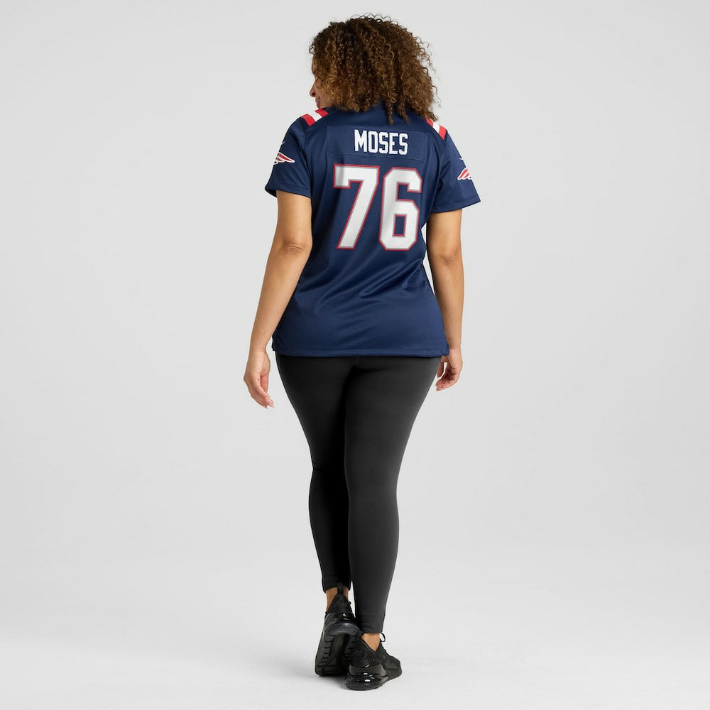 Morgan Moses New England Patriots Women's Team Game Jersey Navy - Nike