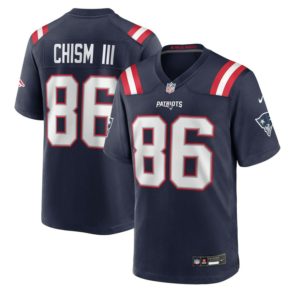 Efton Chism III New England Patriots Team Game Jersey Navy - Nike