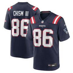 Efton Chism III New England Patriots Team Game Jersey Navy - Nike