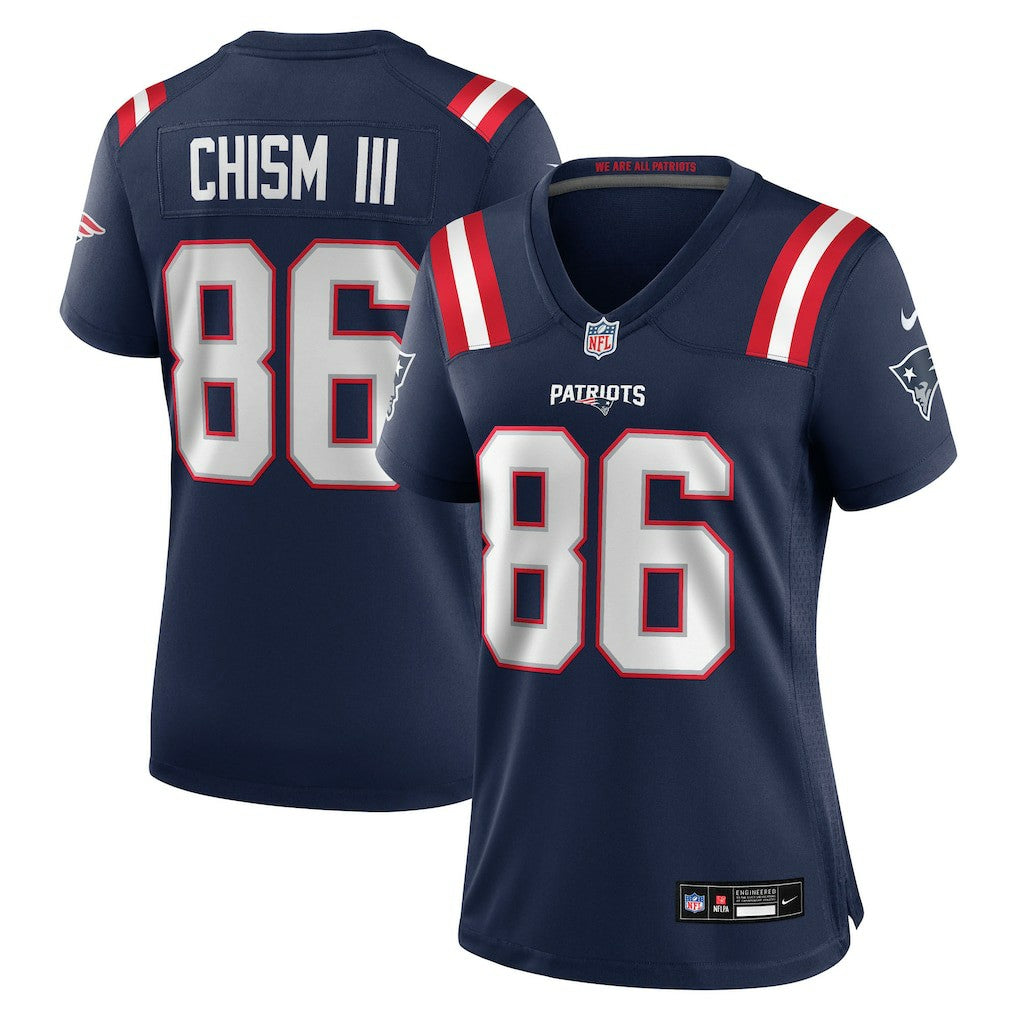 Efton Chism III New England Patriots Women's Team Game Jersey Navy - Nike
