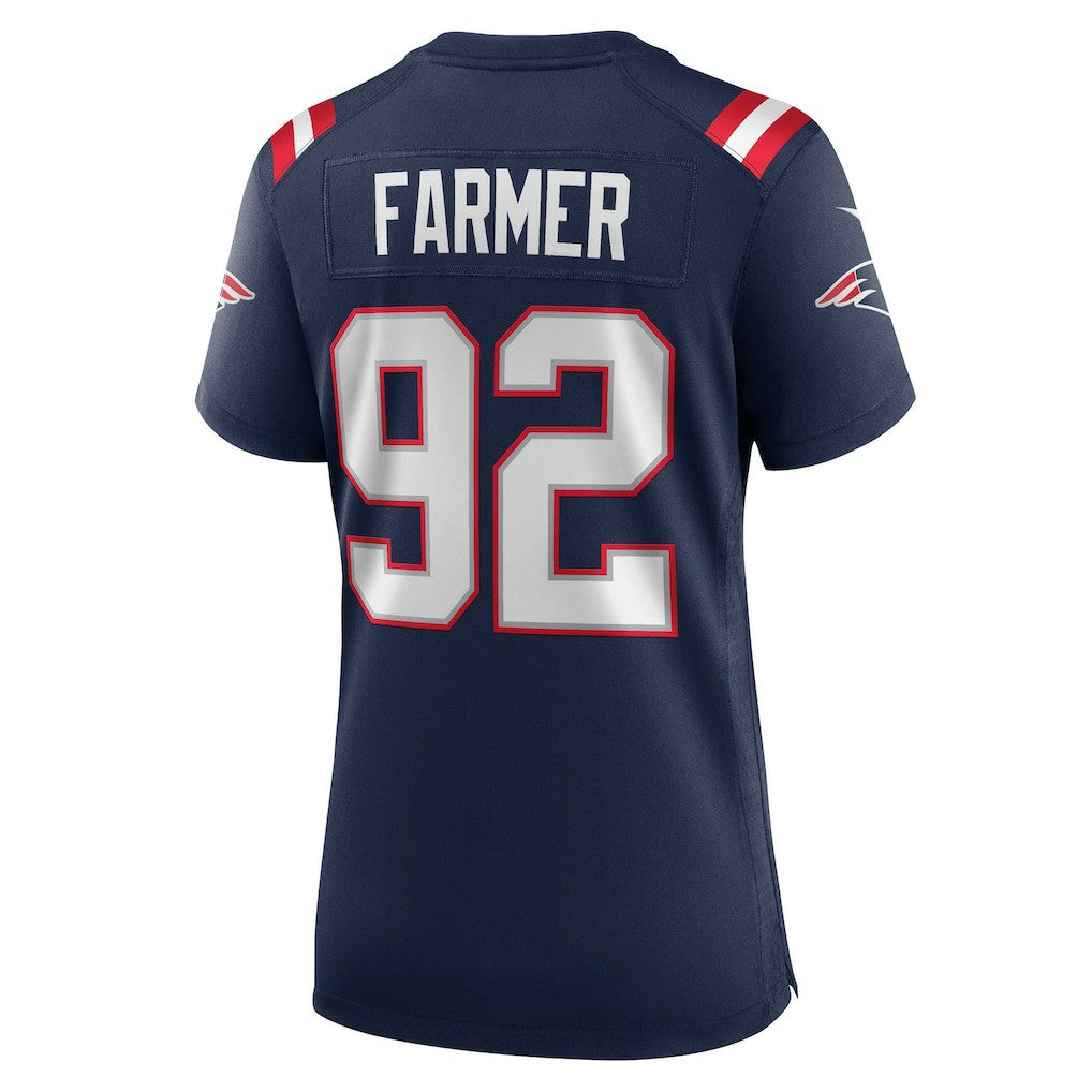 Joshua Farmer New England Patriots Women's Team Game Jersey Navy - Nike