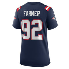 Joshua Farmer New England Patriots Women's Team Game Jersey Navy - Nike