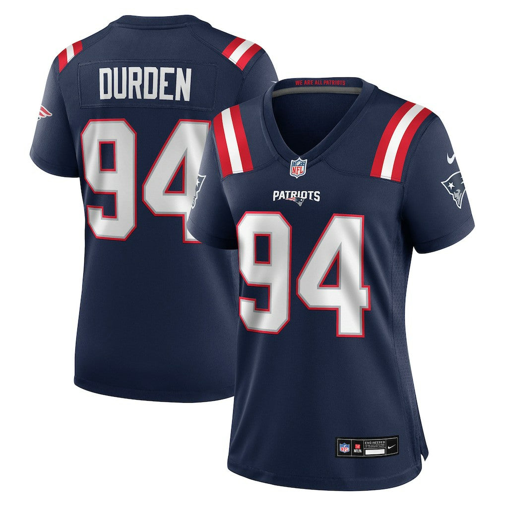 Cory Durden New England Patriots Women's Team Game Jersey - Navy | NFL Jerseys