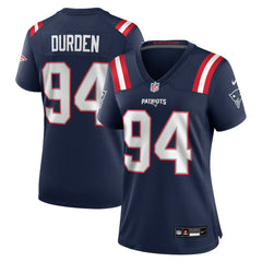 Cory Durden New England Patriots Women's Team Game Jersey Navy - Nike