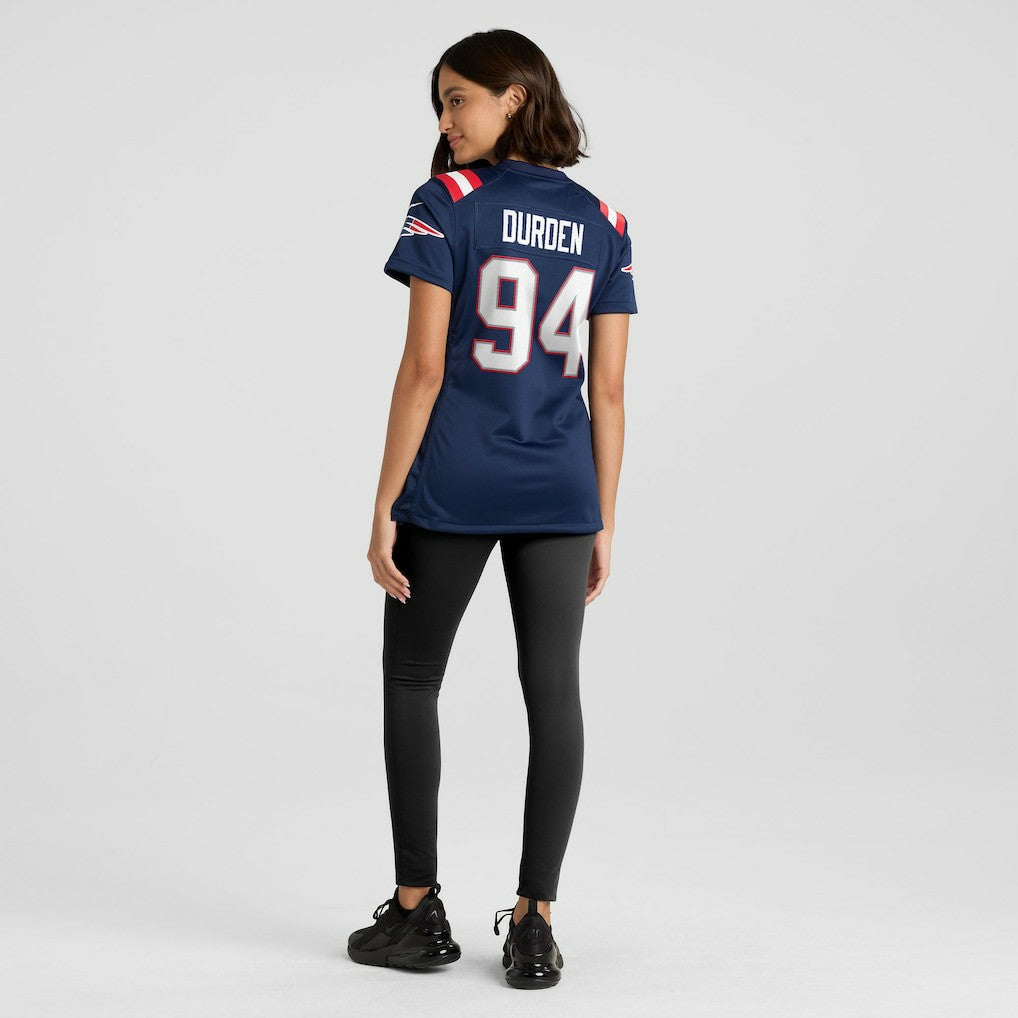 Cory Durden New England Patriots Women's Team Game Jersey - Navy | NFL Jerseys