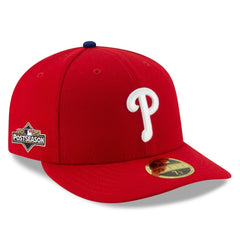 Philadelphia Phillies New Era 2025 MLB Postseason Side Patch Low Profile 59FIFTY Fitted Hat Lifestyle