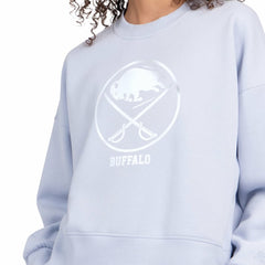 Buffalo Sabres - Starter Women's Boxy Cropped Sweatshirt Blue