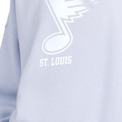 St. Louis Blues - Starter Women's Boxy Cropped Sweatshirt Blue