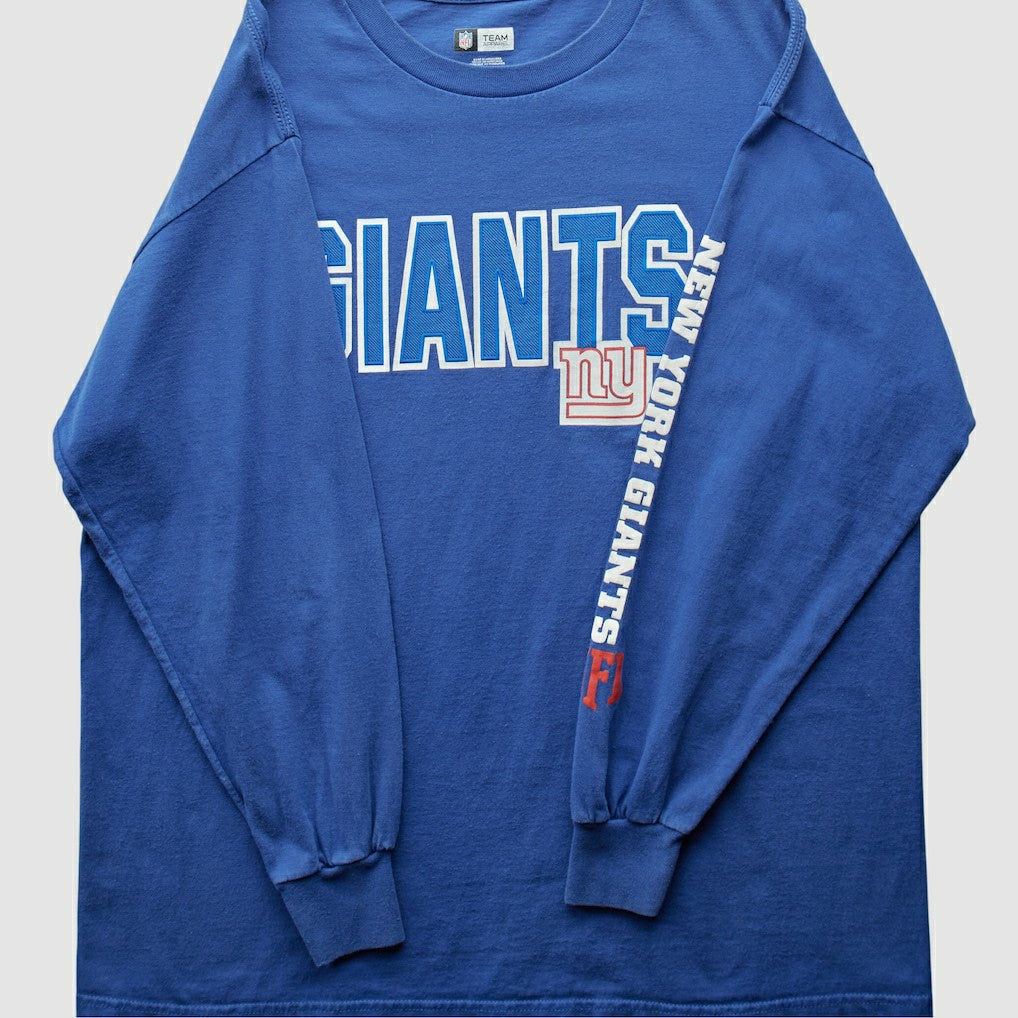 New York Giants NFL 2010s T-Shirt Blue Vintage - Fanatics