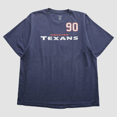 Houston Texans Reebok 2000s T-Shirt Navy Vintage - Fanatics