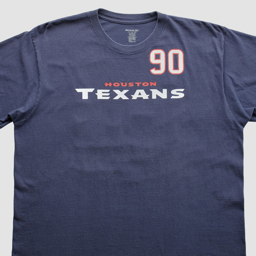 Houston Texans Reebok 2000s T-Shirt Navy Vintage - Fanatics