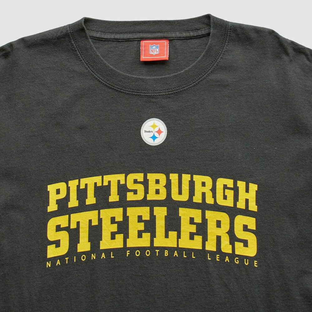 Pittsburgh Steelers NFL 2000s T-Shirt Black Vintage - Fanatics