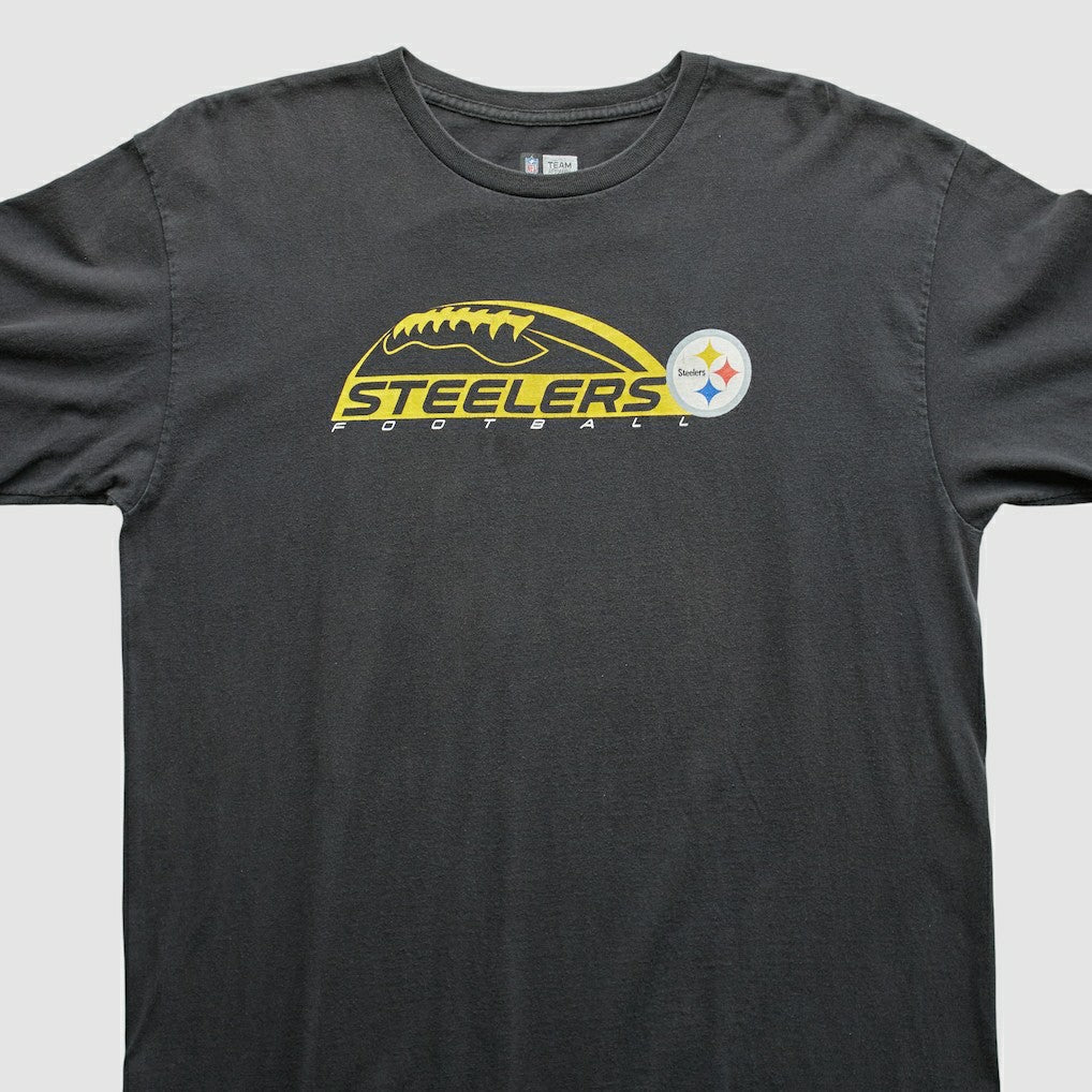 Pittsburgh Steelers 2010s T-Shirt Black Vintage - Fanatics