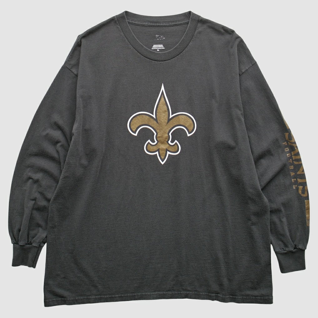 New Orleans Saints 2000s T-Shirt Black Vintage - Fanatics